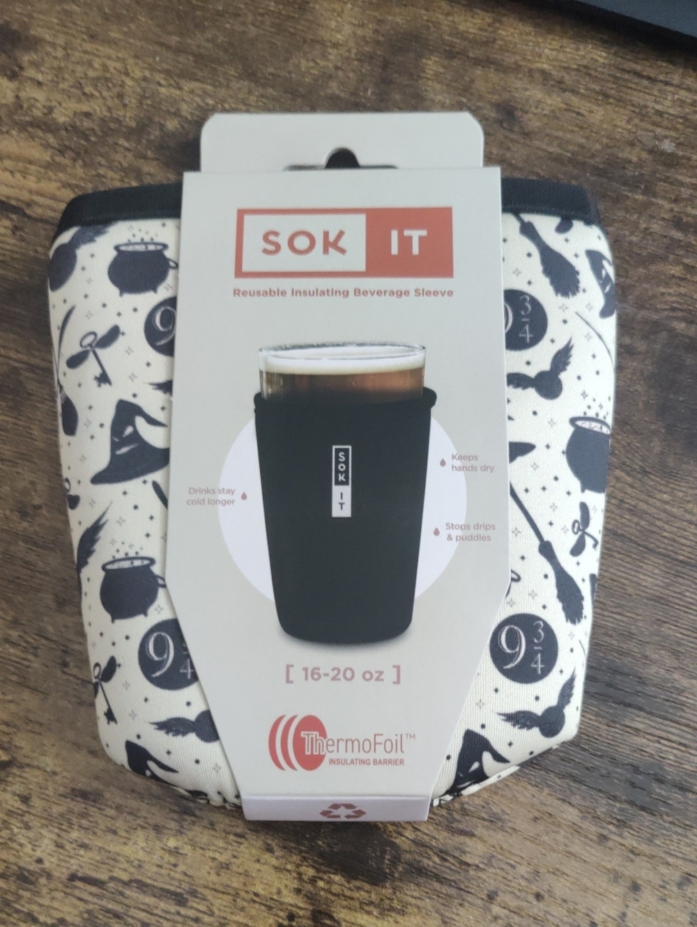Sok It Pint Glass Koozie - Harry Potter